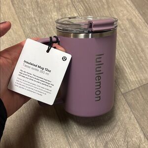 NWT Lululemon Lavender Lux Insulated Mug 12oz